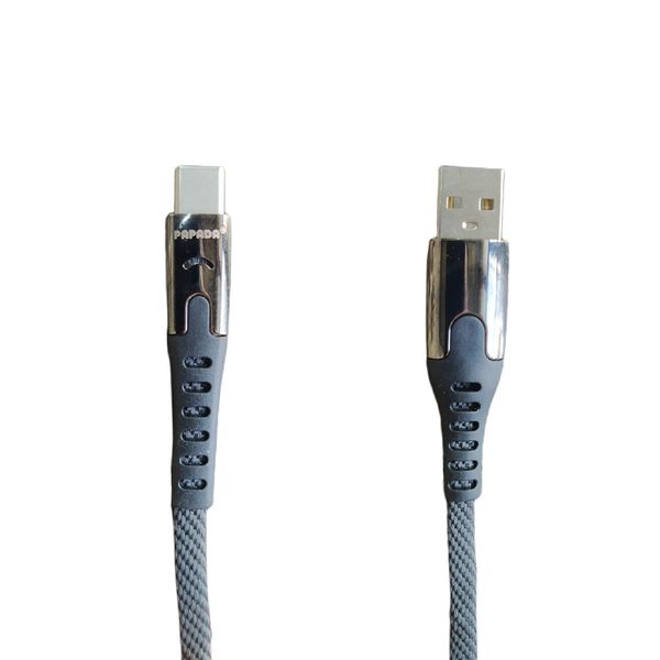 کابل تبدیل USB به USB-C پاپادا مدل DL_PJ2002 طول 2 متر