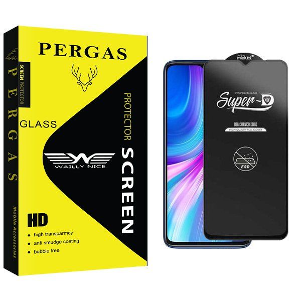 محافظ صفحه نمایش وایلی نایس مدل Pergas SuperD_ESD مناسب برای گوشی موبایل شیائومی Redmi Note 8 Pro