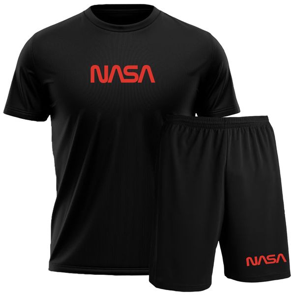 ست تی شرت و شلوارک مردانه مدل ناسا کد TSH026