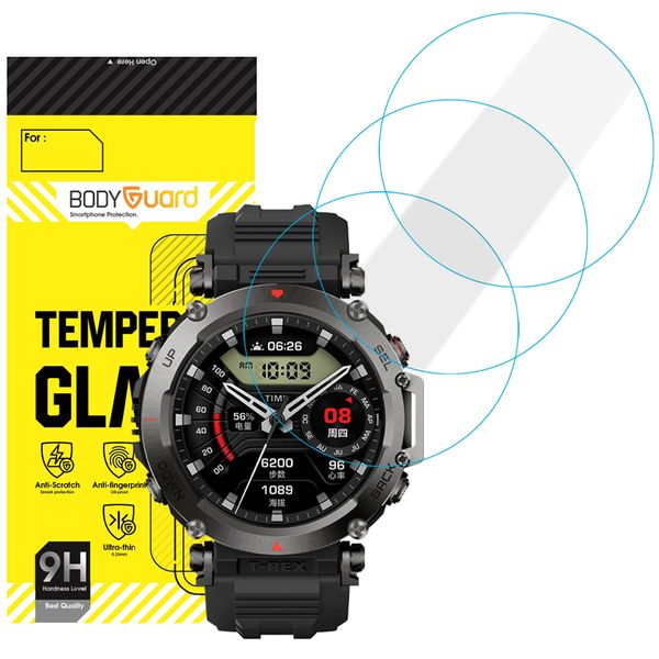 محافظ صفحه نمایش بادیگارد مدل GW مناسب برای ساعت هوشمند امیزفیت T-Rex Ultra بسته 3 عددی