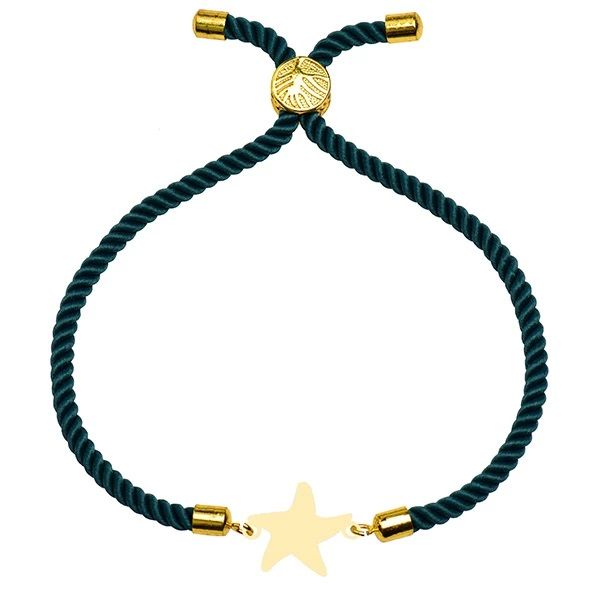 دستبند طلا 18 عیار زنانه مدل ستاره دریایی 629