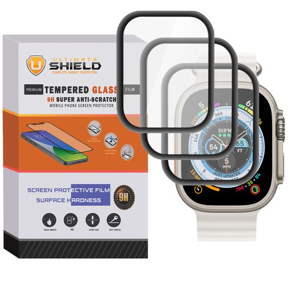 محافظ صفحه نمایش نانو آلتیمیت شیلد مدل ULT مناسب برای ساعت هوشمند الترا HW8 بسته سه عددی