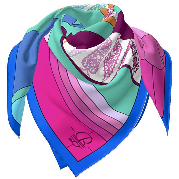 روسری زنانه بزرگ مدل سرو بستان کد S 003