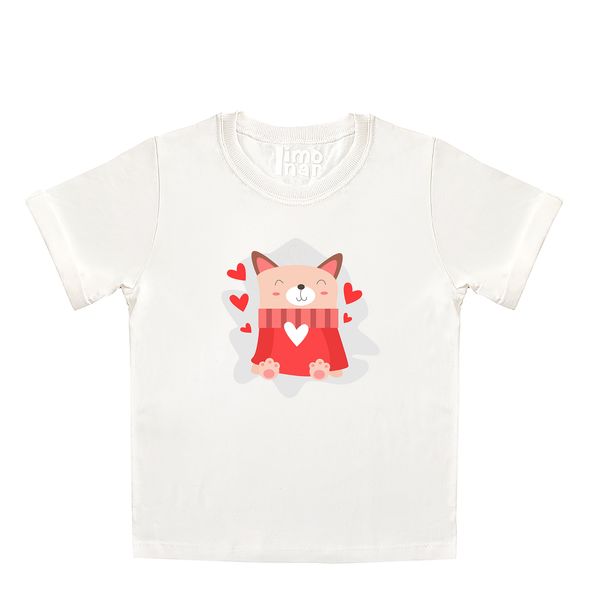 تی شرت آستین کوتاه بچگانه لیمونار گالری مدل هاپو PUPPY HEART