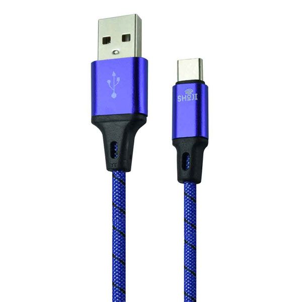 	 کابل تبدیل USB به USB-C شوجی مدل SH-1035 طول یک متر