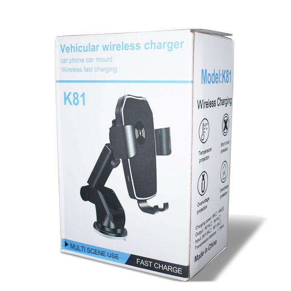 پایه نگهدارنده و شارژر بی سیم گوشی موبایل مدل K81