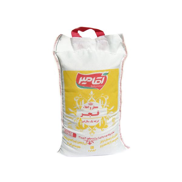 برنج فجر معطر و درجه یک گرگان آقامیر - 10 کیلوگرم