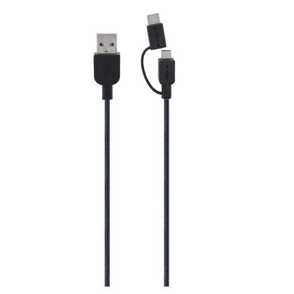 کابل تبدیل USB به USB-C / microUSB سونی مدل CP-ABC150/H طول 1.5 متر