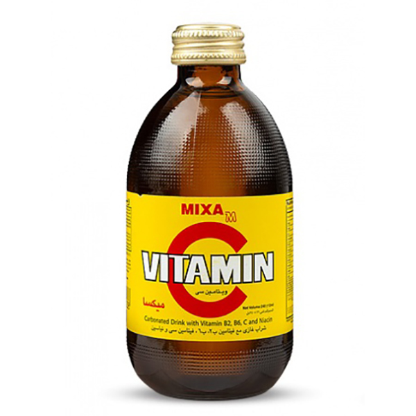 نوشیدنی گازدار ویتامین سی میکسا - 250 میل لیتر بسته 24 عددی
