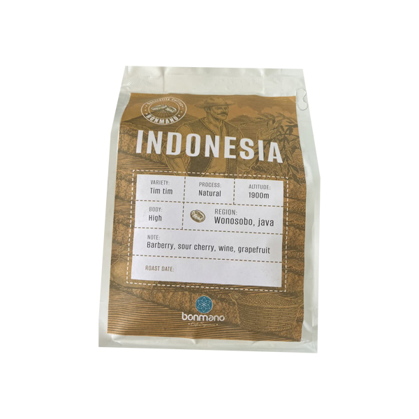 دانه  قهوه اندونزی تیم تیم بن مانو - 250 گرم