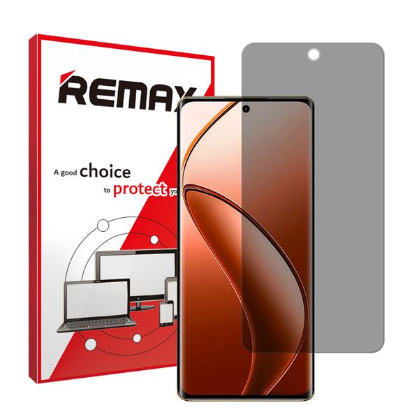 محافظ صفحه نمایش حریم شخصی ریمکس مدل Anti Shock مناسب برای گوشی موبایل ریلمی Realmi 12Pro Plus