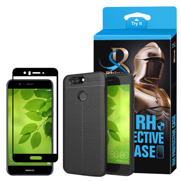 کاور راین مدل R_ATOG مناسب برای گوشی موبایل هوآوی Nova 2 Plus به همراه محافظ صفحه نمایش