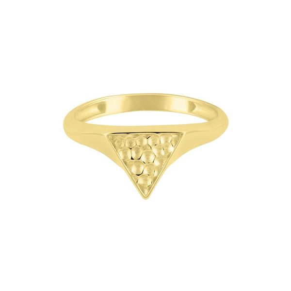 انگشتر طلا 18 عیار زنانه طلا و جواهر درریس مدل مثلث