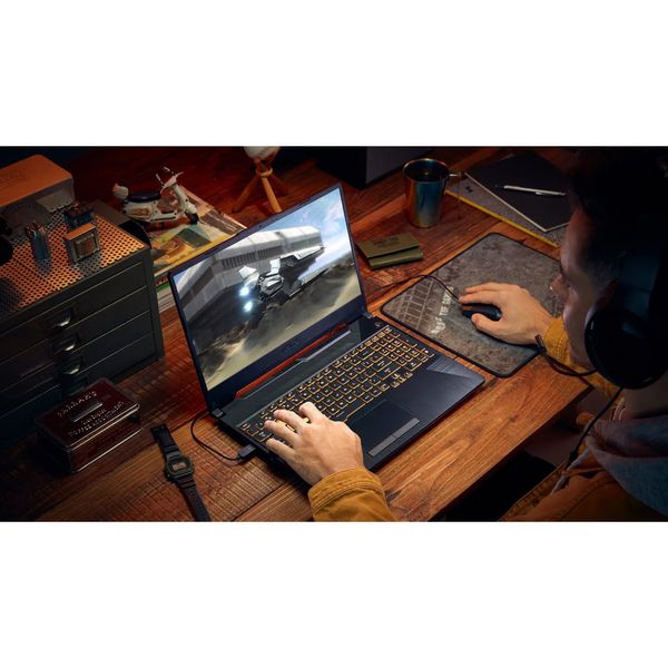 لپ تاپ 15.6 اینچی ایسوس مدل TUF Gaming F15 FX506HF-HN075-i5 11260H 8GB 512SSD RTX2050 - کاستوم شده