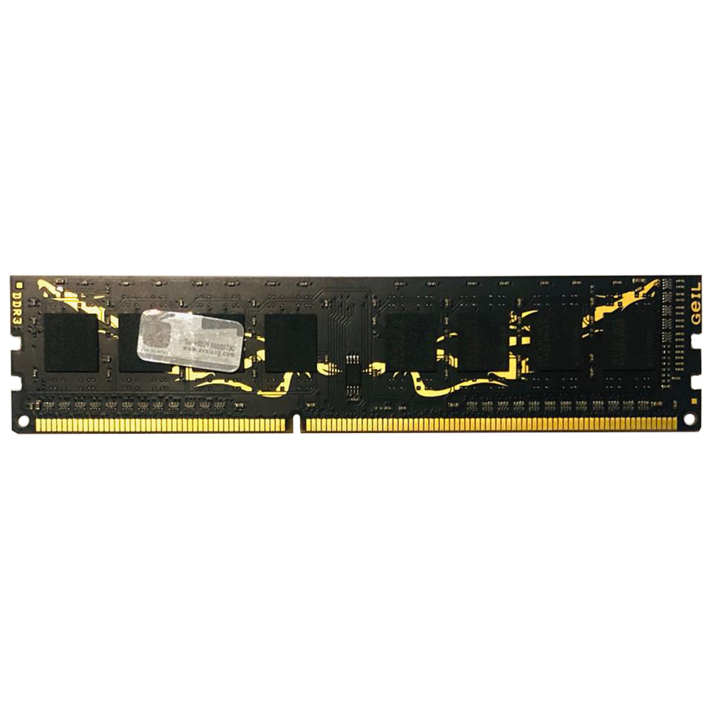 رم دسکتاپ DDR3 تک کاناله 1600 مگاهرتز CL11 گیل مدل PC3-12800 ظرفیت 2 گیگابایت