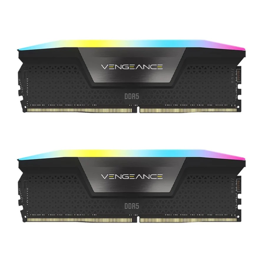 رم دسکتاپ DDR5 دو کاناله 6600 مگاهرتز CL38 کورسیر مدل VENGEANCE RGB ظرفیت 32 گیگابایت