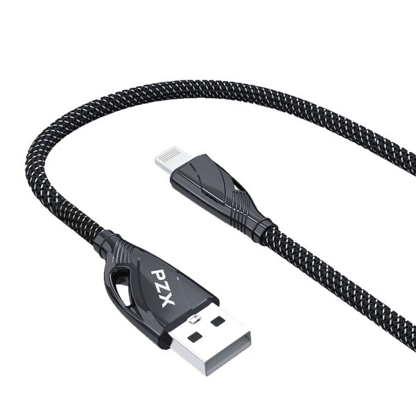 کابل تبدیل USB به لایتنینگ پی زد ایکس مدل V181 طول 1 متر