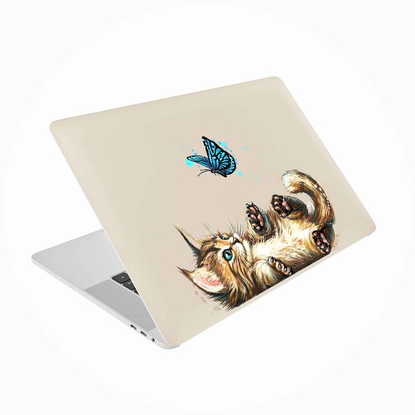استیکر لپ تاپ هاماگراف طرح cute cat مناسب برای لپ تاپ 15.6 اینچ