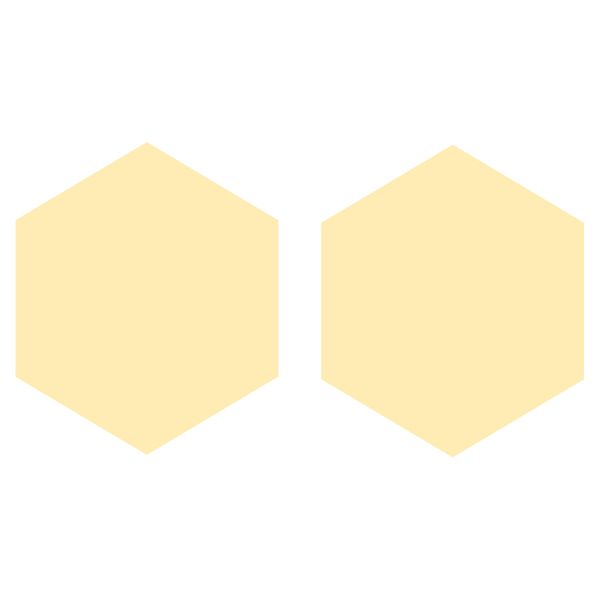 گوشواره طلا 18 عیار زنانه کرابو طرح شش ضلعی مدل Kr5275