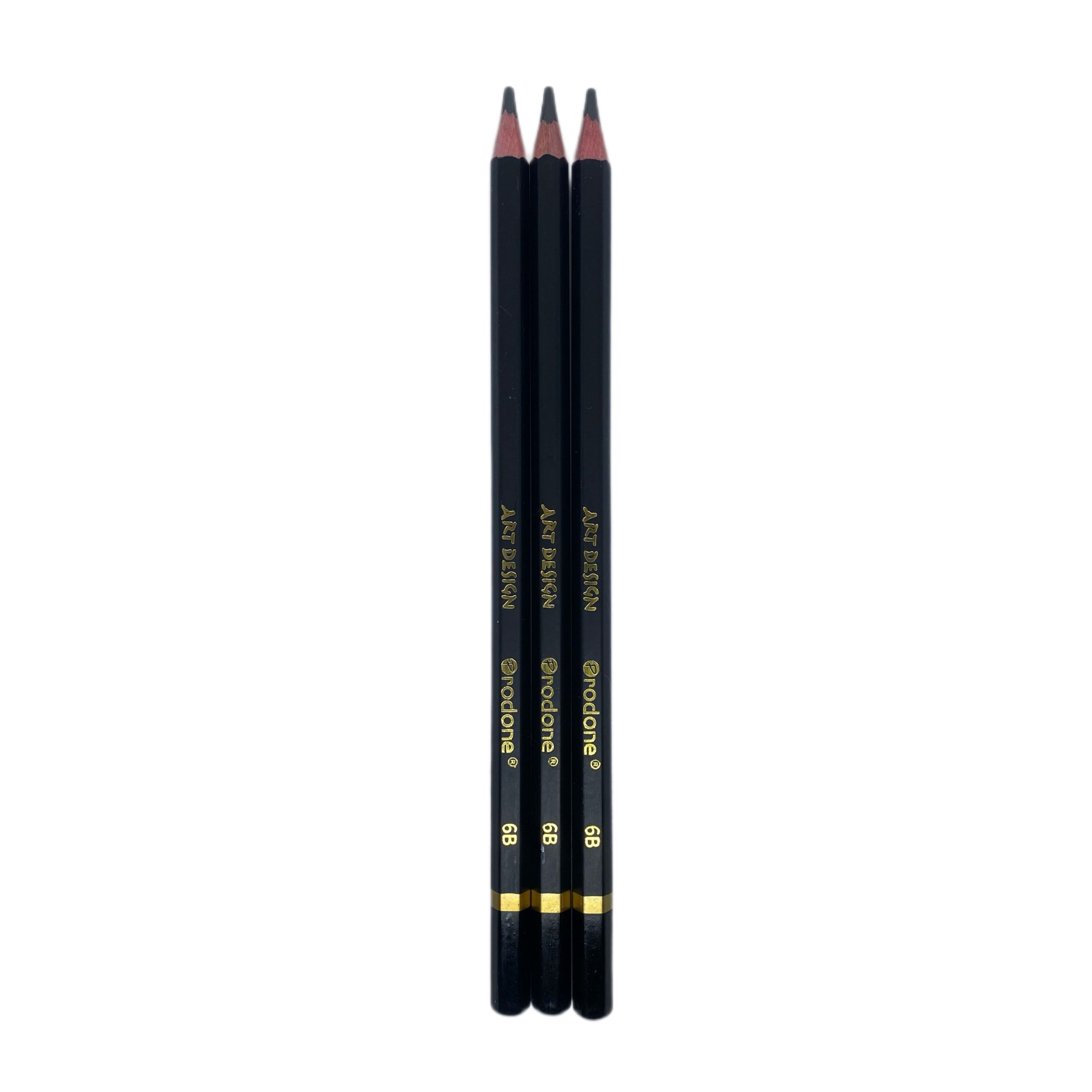 مداد مشکی پرودون مدل 6B مجموعه 3 عددی
