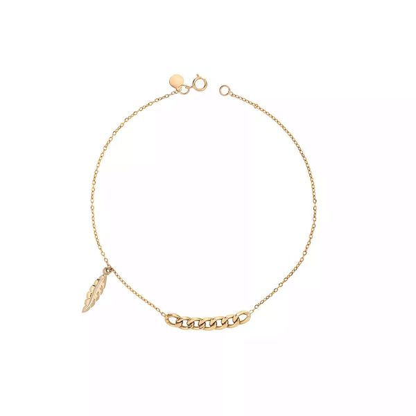 دستبند طلا 18 عیار زنانه روبی آرت گالری مدل GBH0111