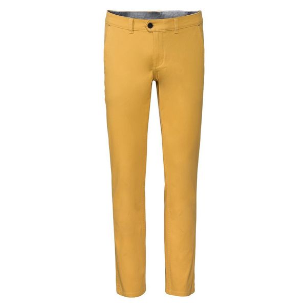 شلوار مردانه لیورجی مدل Chino2021 رنگ زرد