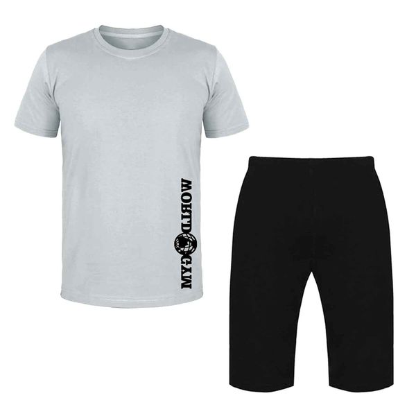 ست تی شرت و شلوارک مردانه مدل GYM کد L41 