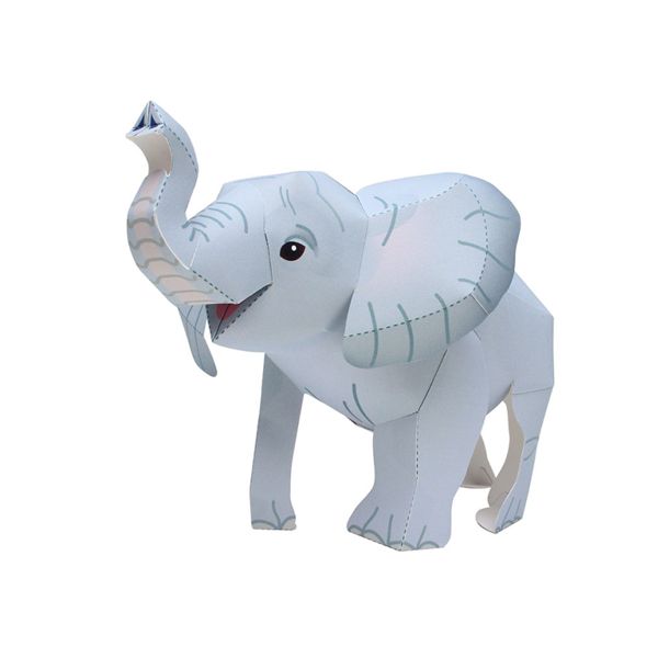 بازی آموزشی مدل کاردستی طرح بچه فیل