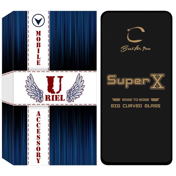 محافظ صفحه نمایش شیشه ای یوریل مدل SuperX مناسب برای گوشی موبایل شیائومی Poco X6 Neo