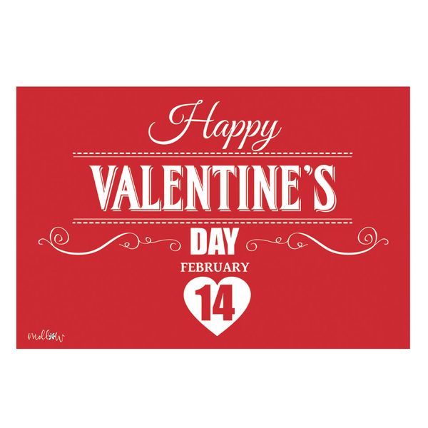 کارت پستال ملو طرح روز عشق کد V013