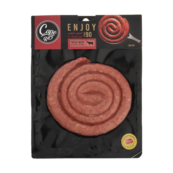 سوسیس 90 درصد گوشت قرمز کاپو - 300 گرم