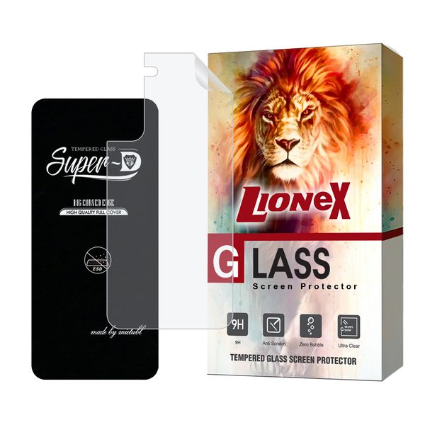 محافظ صفحه نمایش لایونکس مدل SUPNABKLI مناسب برای گوشی موبایل سامسونگ Galaxy S22 Plus 5G به همراه محافظ پشت گوشی