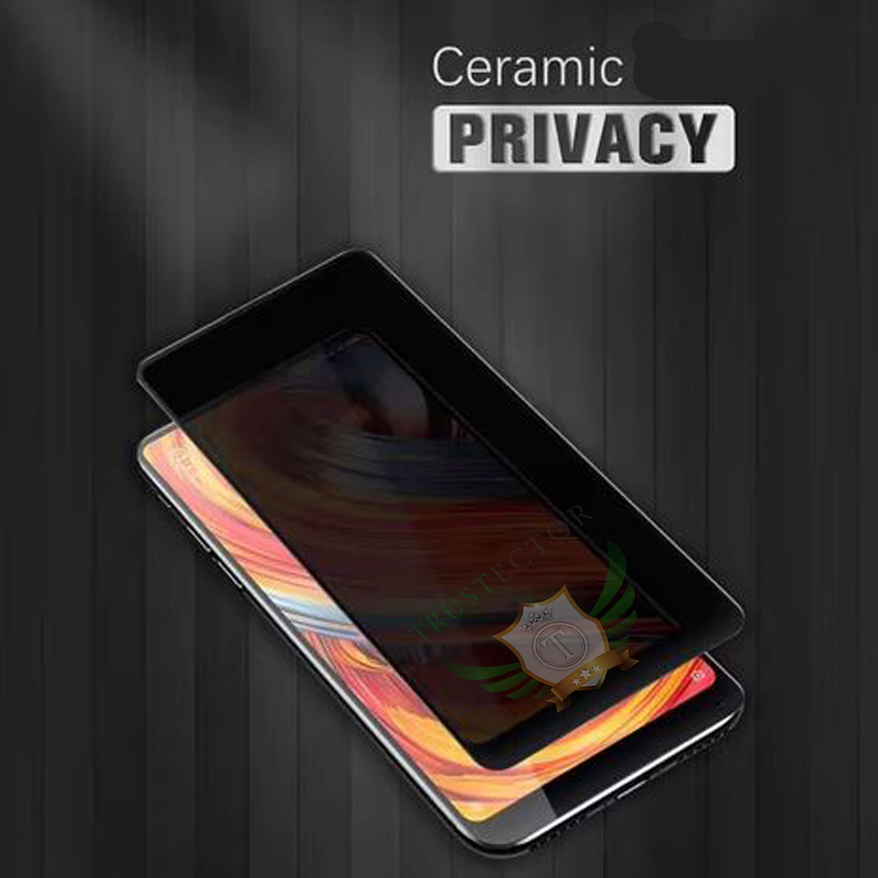  محافظ صفحه نمایش سرامیکی حریم شخصی تراستکتور مدل PRIVATECRT مناسب برای گوشی موبایل سامسونگ Galaxy F23
