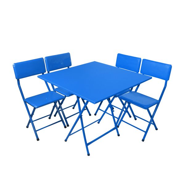 میز و صندلی ناهارخوری 4 نفره میزیمو مدل تاشو کد 5358
