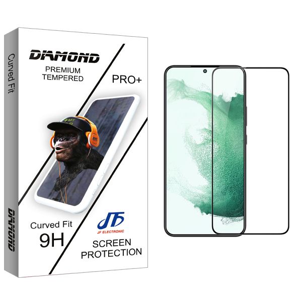 محافظ صفحه نمایش شیشه ای جی اف مدل Diamond FLGL مناسب برای گوشی موبایل سامسونگ Galaxy S22