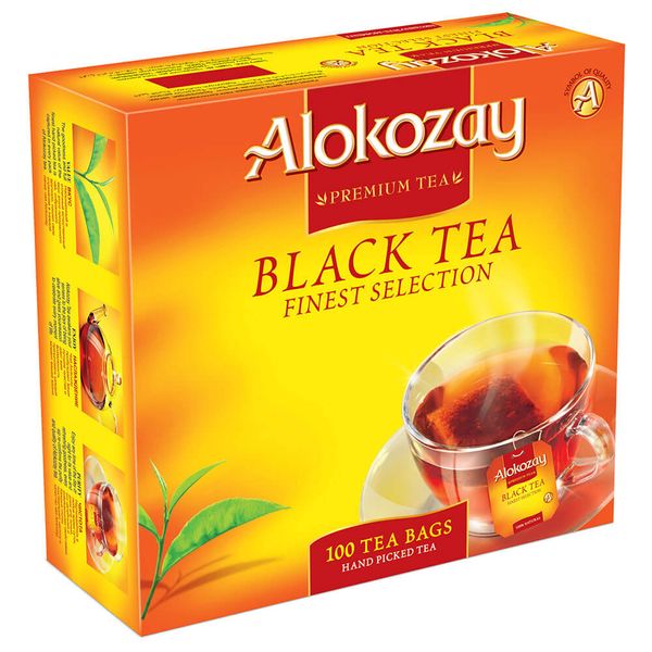 چای سیاه کیسه ای الوکوزی بسته 100 عددی