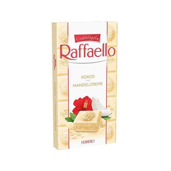 شکلات تخته ای سفید رافائلو - 90 گرم