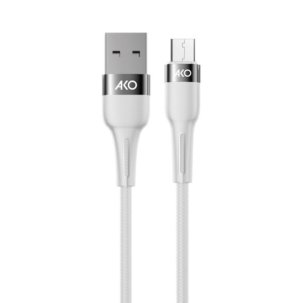 کابل تبدیل USB به MicroUSB آکو مدل AC-2 طول 1متر