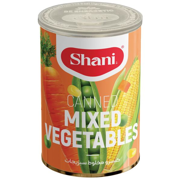 کنسرو مخلوط سبزیجات شانی - 380 گرم