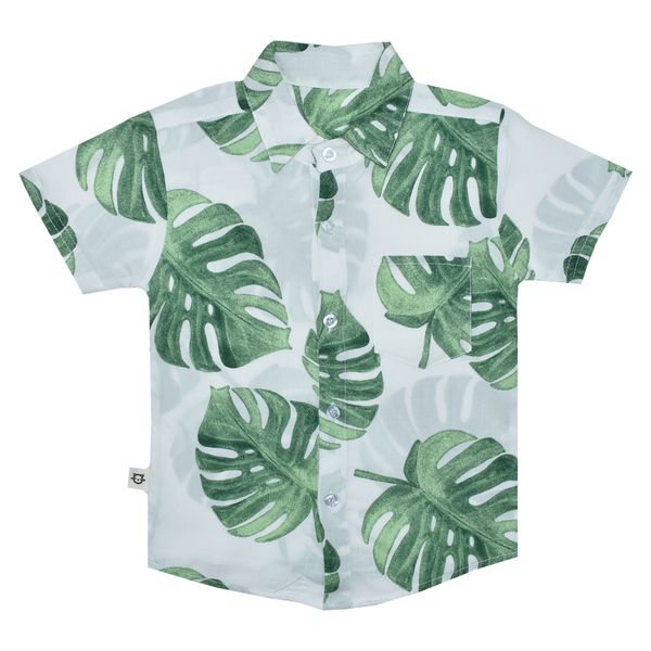 پیراهن پسرانه بامشی مدل هاوایی کد 1 