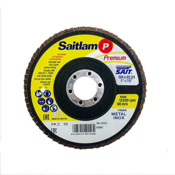 سنباده فلاپ دیسک ثایت مدل SAITLAM-PK-P80 premium