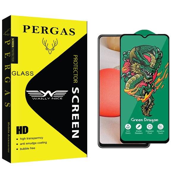 محافظ صفحه نمایش وایلی نایس مدل Pergas Green_Dragon مناسب برای گوشی موبایل سامسونگ Galaxy A24