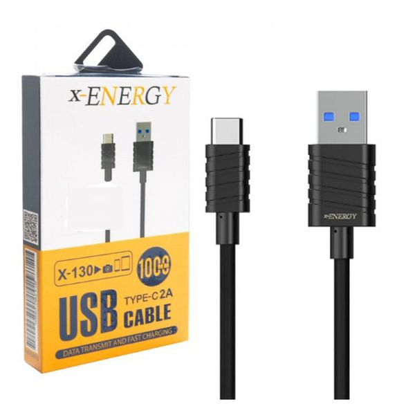 کابل تبدیل USB به USB-C ایکس انرژی مدل x-130 طول 1 متر