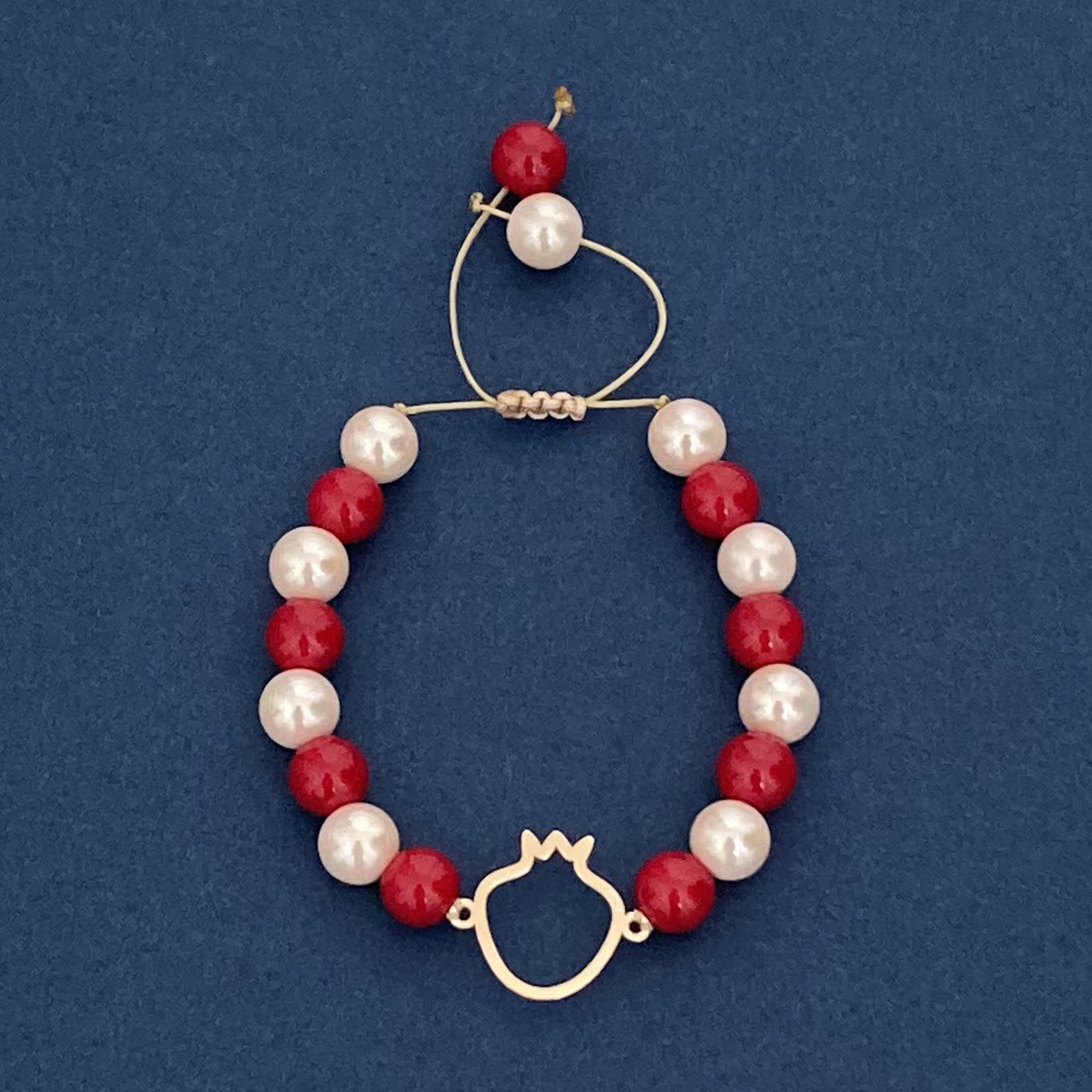 دستبند طلا 18 عیار زنانه الماسین آذر مدل ANAR05