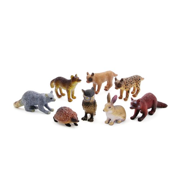 فیگور حیوانات انیمال پلنت مدل Forest Animals 1 کد D6303 مجموعه 8 عددی