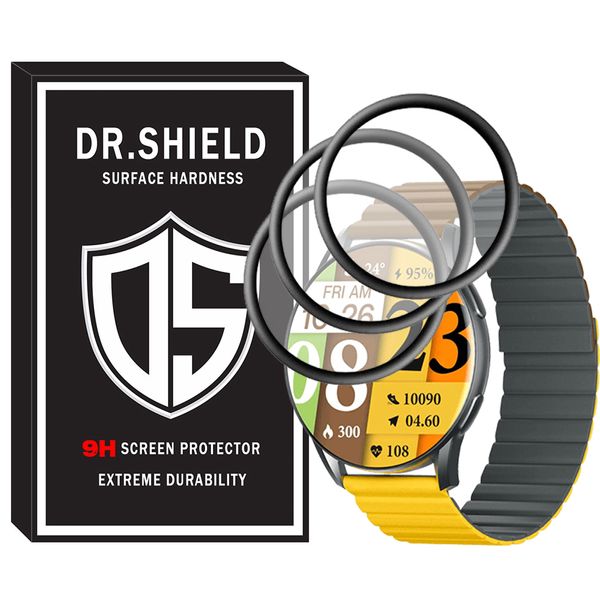 محافظ صفحه نمایش دکترشیلد مدل DR-PM مناسب برای ساعت هوشمند کیسلکت Kieslect K11 Pro بسته سه عددی