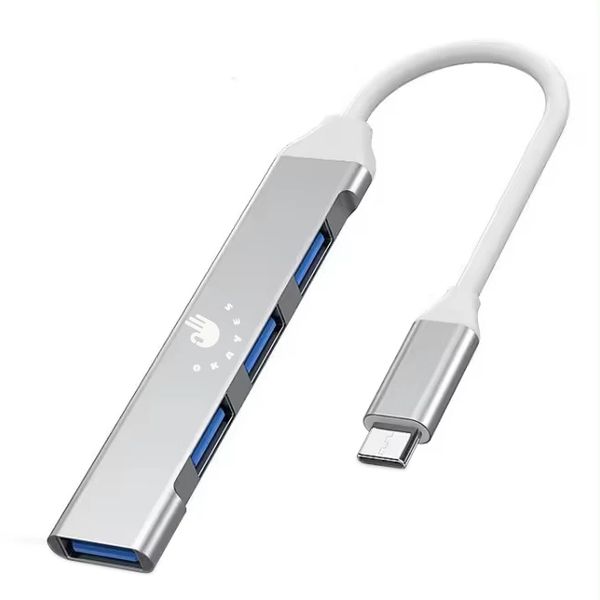 هاب 4 پورت USB-C اکی یس مدل 4IN1 TYPE-C