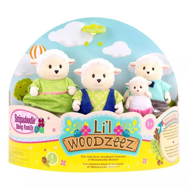 عروسک لیل وودزیز مدل Snipadoodles مجموعه 4 عددی