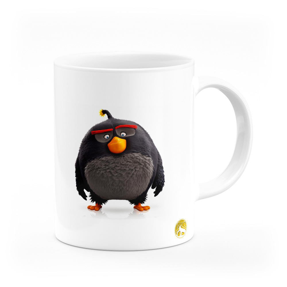 ماگ هومرو طرح انیمیشن پرندگان خشمگین The Angry Birds مدل MG3201