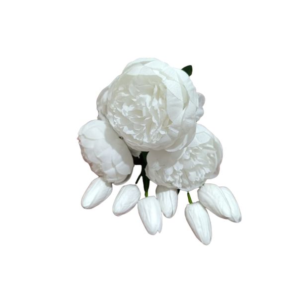 دسته گل مصنوعی مدل لاله و پیونی کد ۱۱